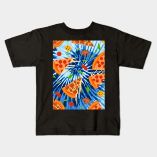 Tie Dye Pizza Kids T-Shirt